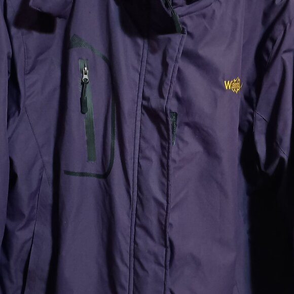Wantdo Women Ski/Winter Fleece lined Hooded Jacket Size XL Purple - Picture 9 of 14